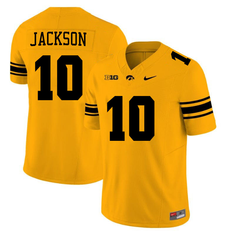 Nick Jackson Iowa Jersey,University Of Iowa Hawkeyes Fotoball Uniforms,Jersey,Gears-Gold